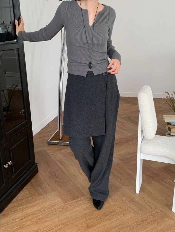 LIVE FOREVER東大門㊣直郵女裝新品熱賣時尚25秋冬職業裙褲LIVE FOR_EVER裙褲