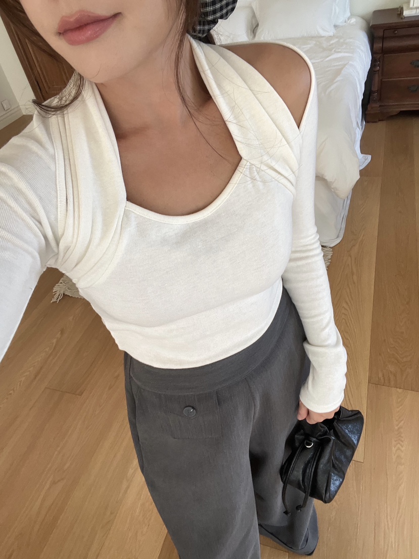 BOLD韓國代購㊣女士新款職業25秋冬時尚人氣休閑熱賣長袖T恤BOLD長袖T恤