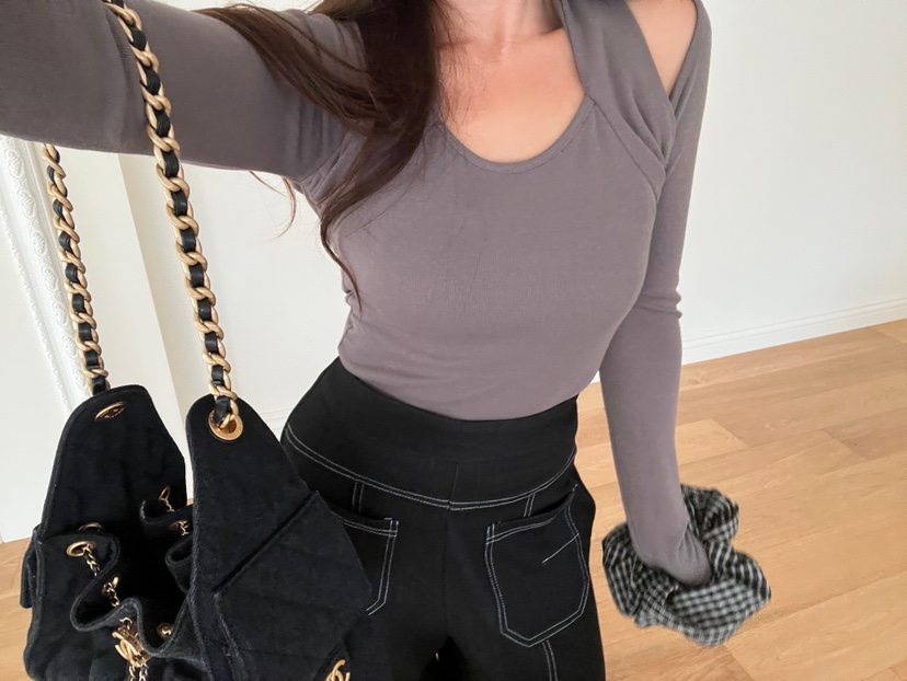 BOLD韓國代購㊣女士新款職業25秋冬時尚人氣休閑熱賣長袖T恤BOLD長袖T恤