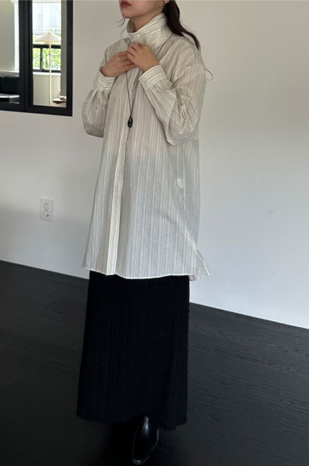 LIVE FOREVER韓國代購㊣女士新品職業時尚人氣休閑襯衫蕾絲衫LIVE FOR_EVER襯衫/蕾絲衫