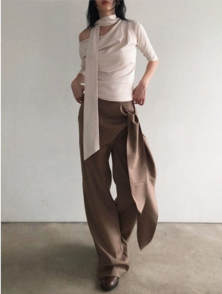 LIVE FOREVER韓國直郵㊣女裝新款職業休閑人氣時尚熱賣休閑褲LIVE FOR_EVER休閑褲