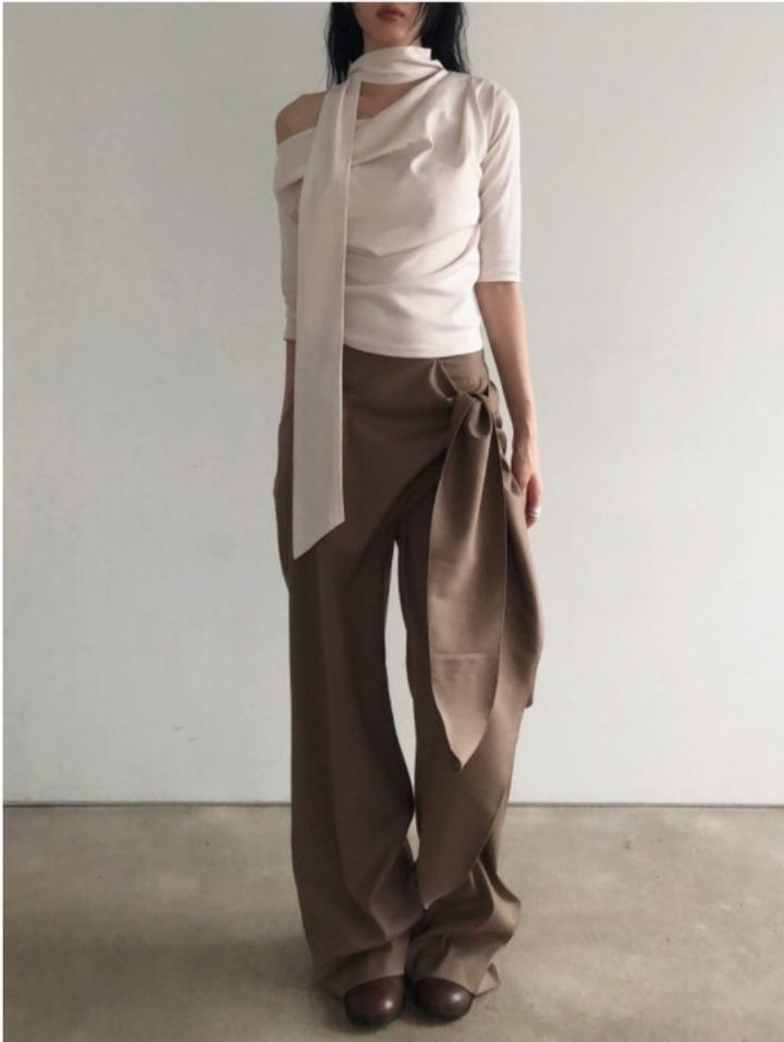 LIVE FOREVER韓國直郵㊣女裝新款職業休閑人氣時尚熱賣休閑褲LIVE FOR_EVER休閑褲圖色2