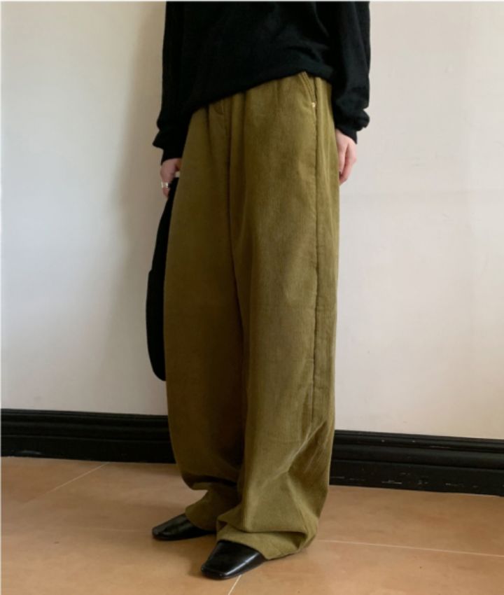 LIVE FOREVER東大門㊣代購女裝新品職業推薦人氣熱賣休閑褲LIVE FOR_EVER休閑褲