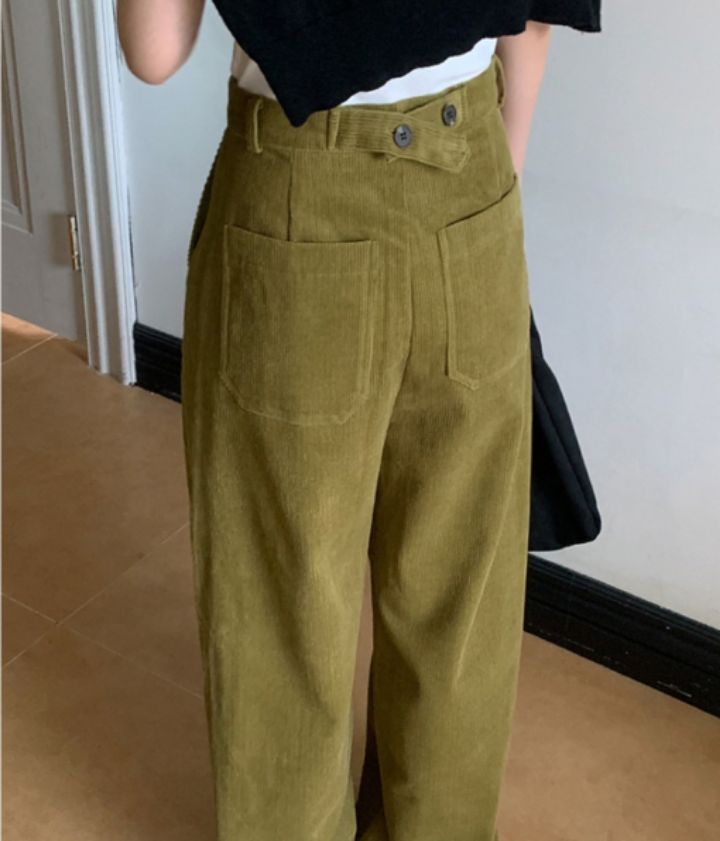 LIVE FOREVER東大門㊣代購女裝新品職業推薦人氣熱賣休閑褲LIVE FOR_EVER休閑褲