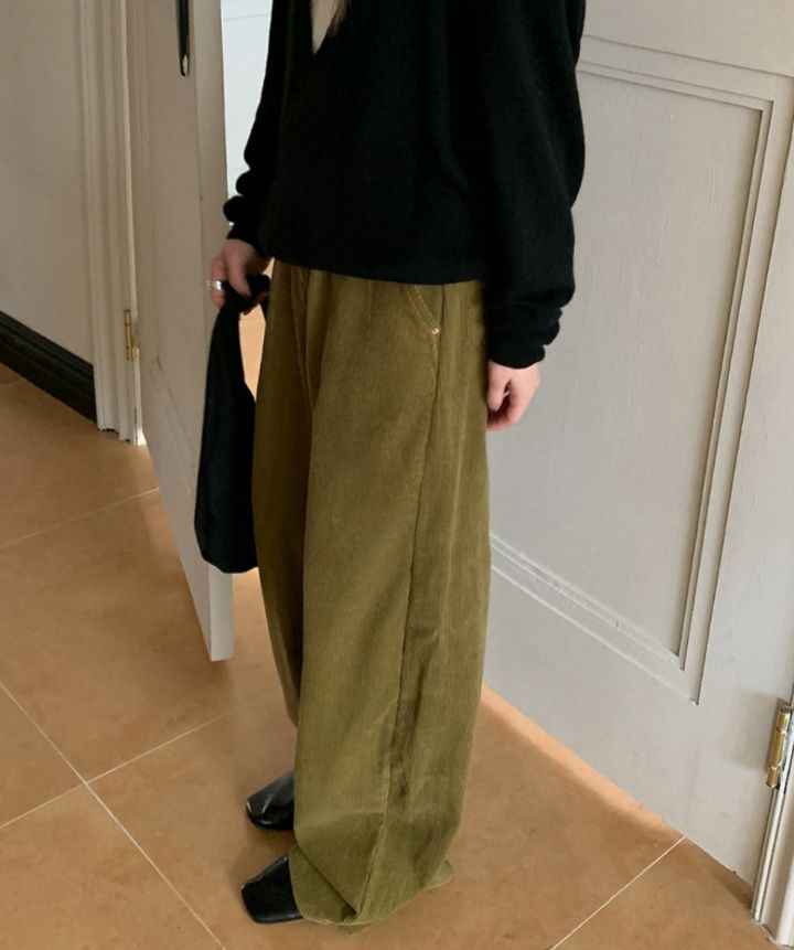 LIVE FOREVER東大門㊣代購女裝新品職業推薦人氣熱賣休閑褲LIVE FOR_EVER休閑褲