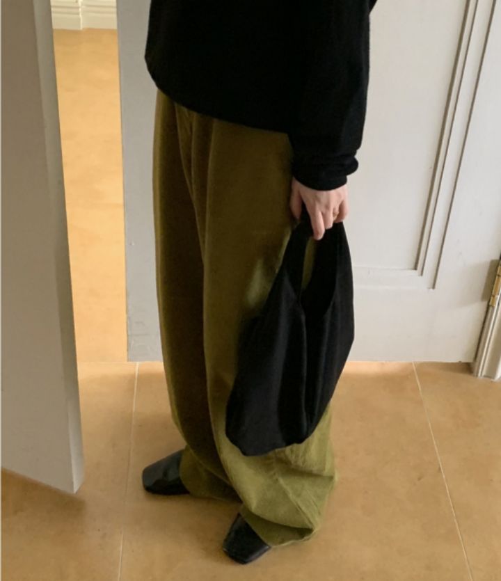 LIVE FOREVER東大門㊣代購女裝新品職業推薦人氣熱賣休閑褲LIVE FOR_EVER休閑褲