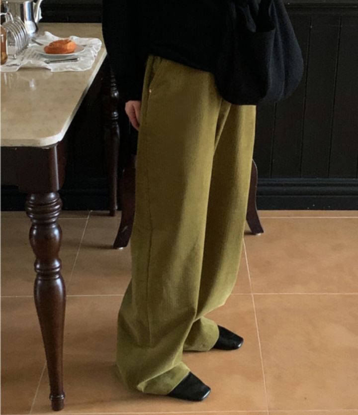 LIVE FOREVER東大門㊣代購女裝新品職業推薦人氣熱賣休閑褲LIVE FOR_EVER休閑褲