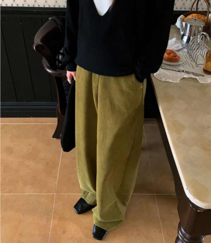 LIVE FOREVER東大門㊣代購女裝新品職業推薦人氣熱賣休閑褲LIVE FOR_EVER休閑褲