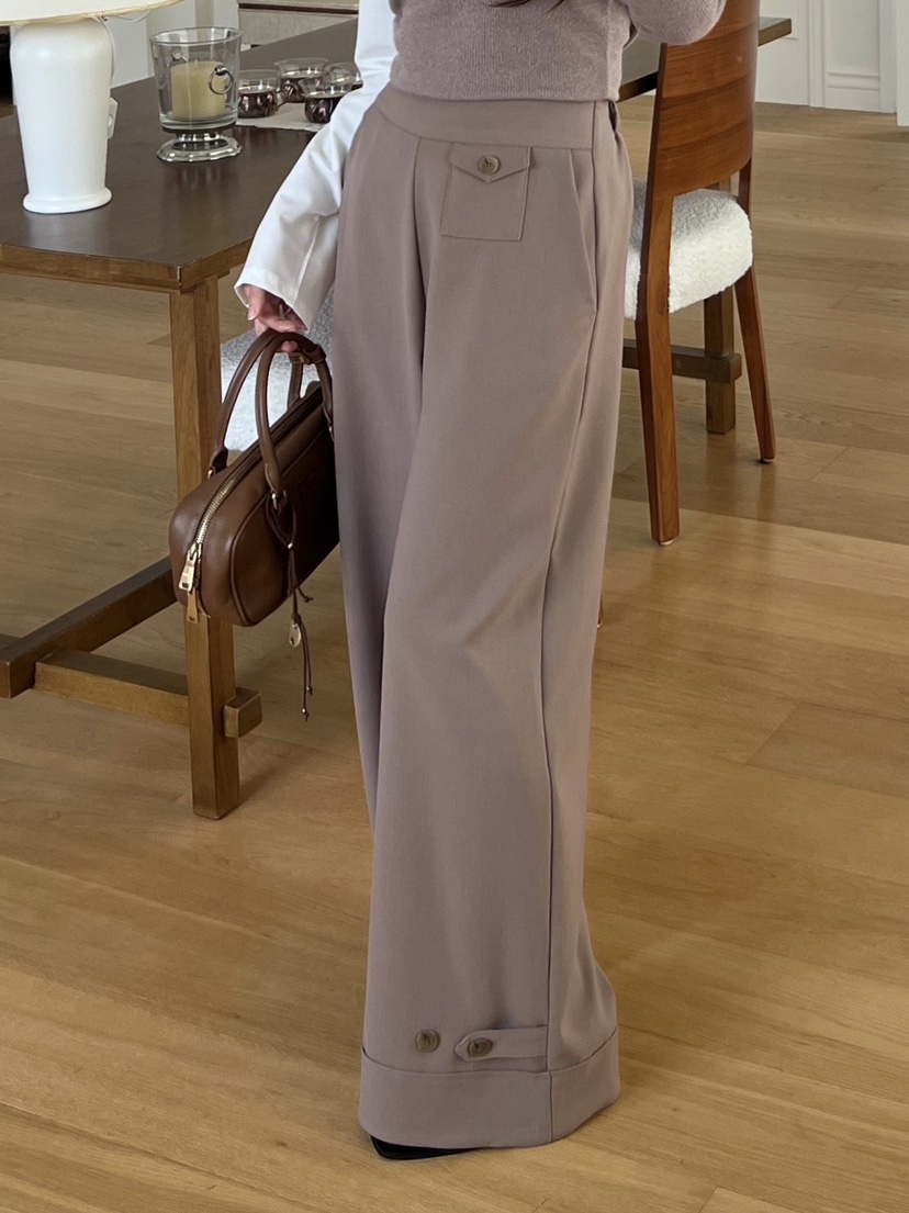 BOLD韓國代購㊣女士新款推薦職業熱賣時尚休閑25秋冬休閑褲BOLD休閑褲