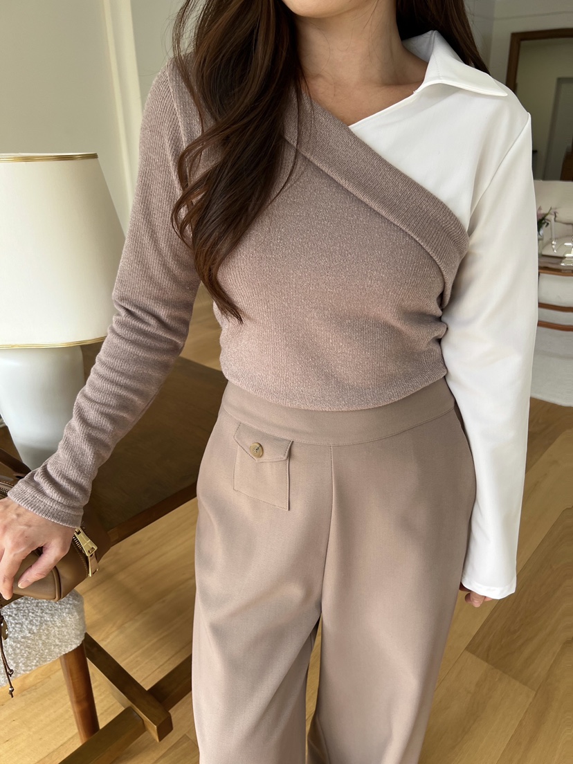 BOLD韓國代購㊣女士新款推薦職業熱賣時尚休閑25秋冬休閑褲BOLD休閑褲