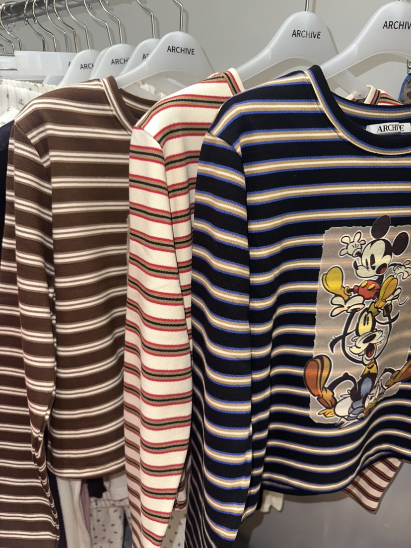 ARCHIVE-P東大門㊣直郵女裝新款熱賣推薦職業時尚休閑長袖T恤ARCHIVE-P長袖T恤