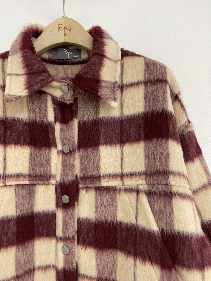 REIZ東大門㊣實拍女士新品職業人氣休閑時尚短款大衣馬海毛REIZ短款大衣