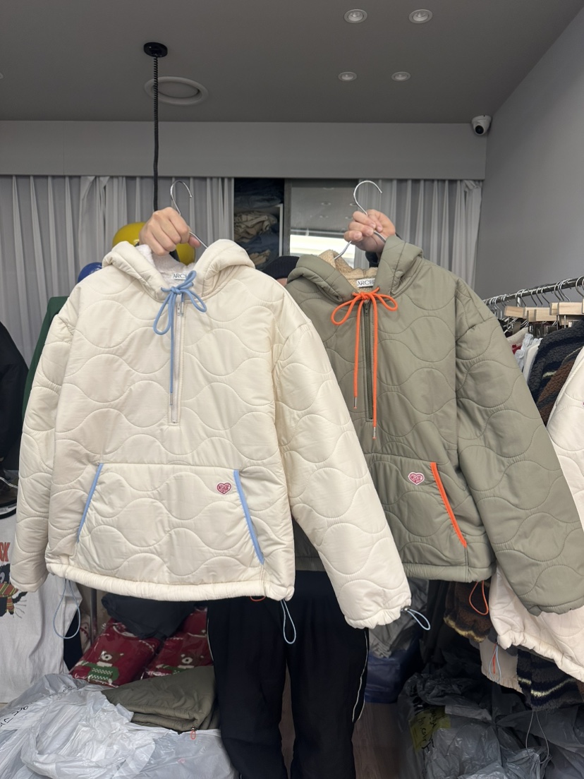 ARCHIVE-P韓國直郵㊣女裝新款人氣25秋冬職業休閑衛衣絎縫ARCHIVE-P衛衣