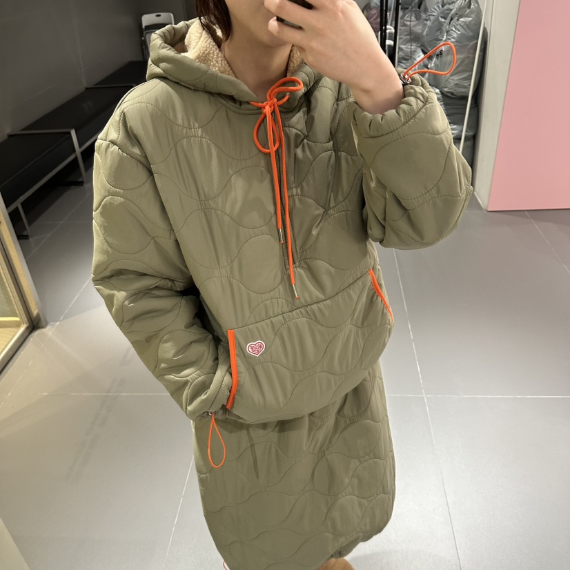 ARCHIVE-P韓國直郵㊣女裝新款人氣25秋冬職業休閑衛衣絎縫ARCHIVE-P衛衣