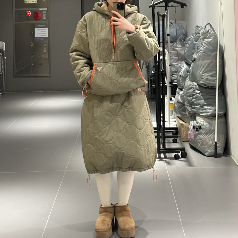 ARCHIVE-P韓國直郵㊣女裝新款人氣25秋冬職業休閑衛衣絎縫ARCHIVE-P衛衣