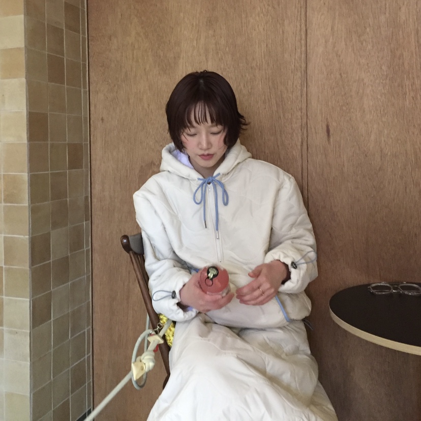 ARCHIVE-P韓國直郵㊣女裝新款人氣25秋冬職業休閑衛衣絎縫ARCHIVE-P衛衣