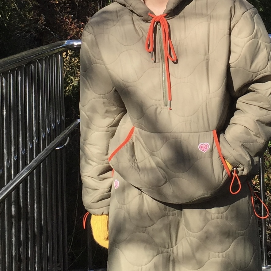 ARCHIVE-P韓國直郵㊣女裝新款人氣25秋冬職業休閑衛衣絎縫ARCHIVE-P衛衣