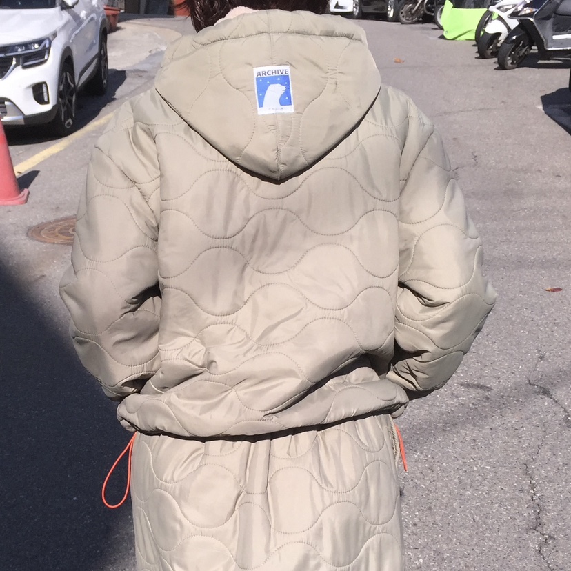 ARCHIVE-P韓國直郵㊣女裝新款人氣25秋冬職業休閑衛衣絎縫ARCHIVE-P衛衣