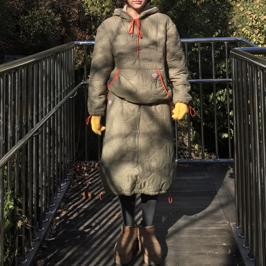 ARCHIVE-P韓國直郵㊣女裝新款人氣25秋冬職業休閑衛衣絎縫ARCHIVE-P衛衣