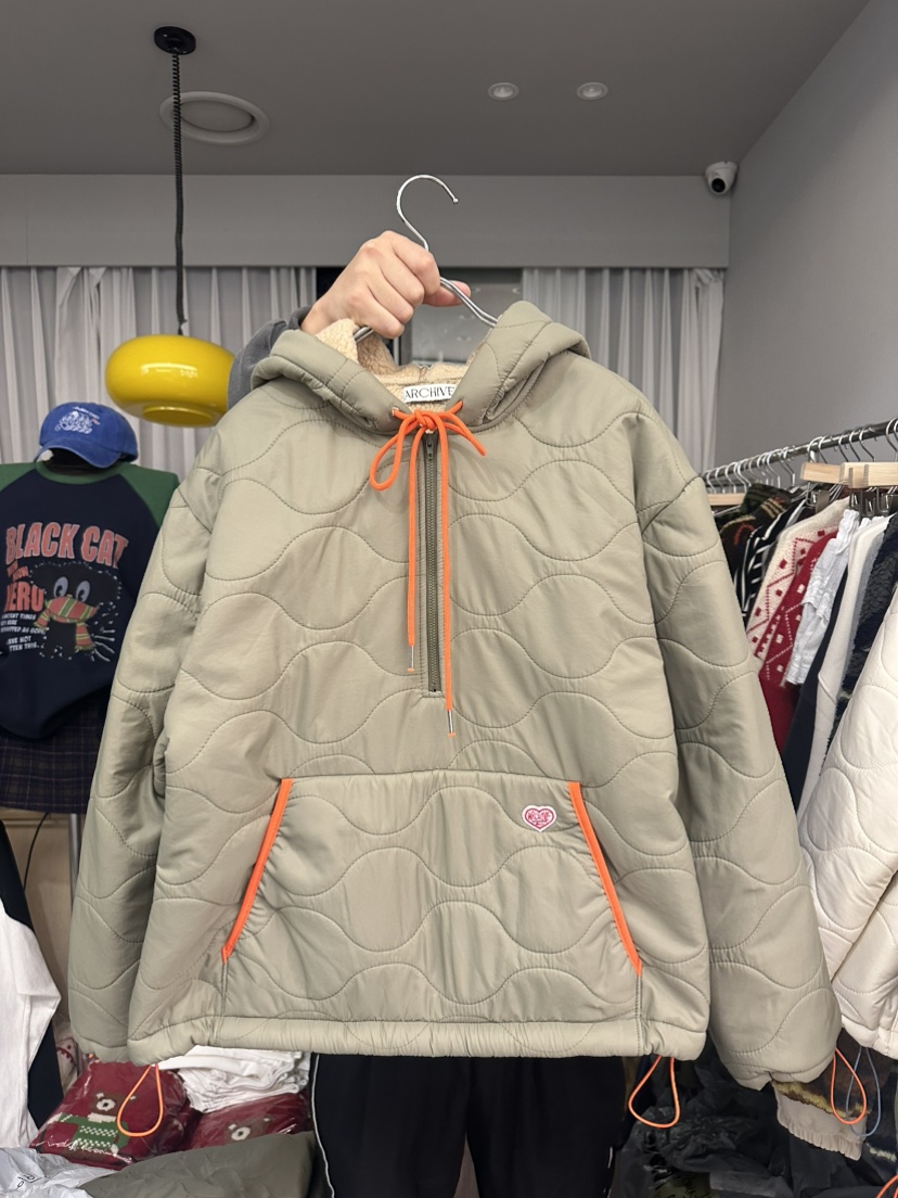 ARCHIVE-P韓國直郵㊣女裝新款人氣25秋冬職業休閑衛衣絎縫ARCHIVE-P衛衣圖色1