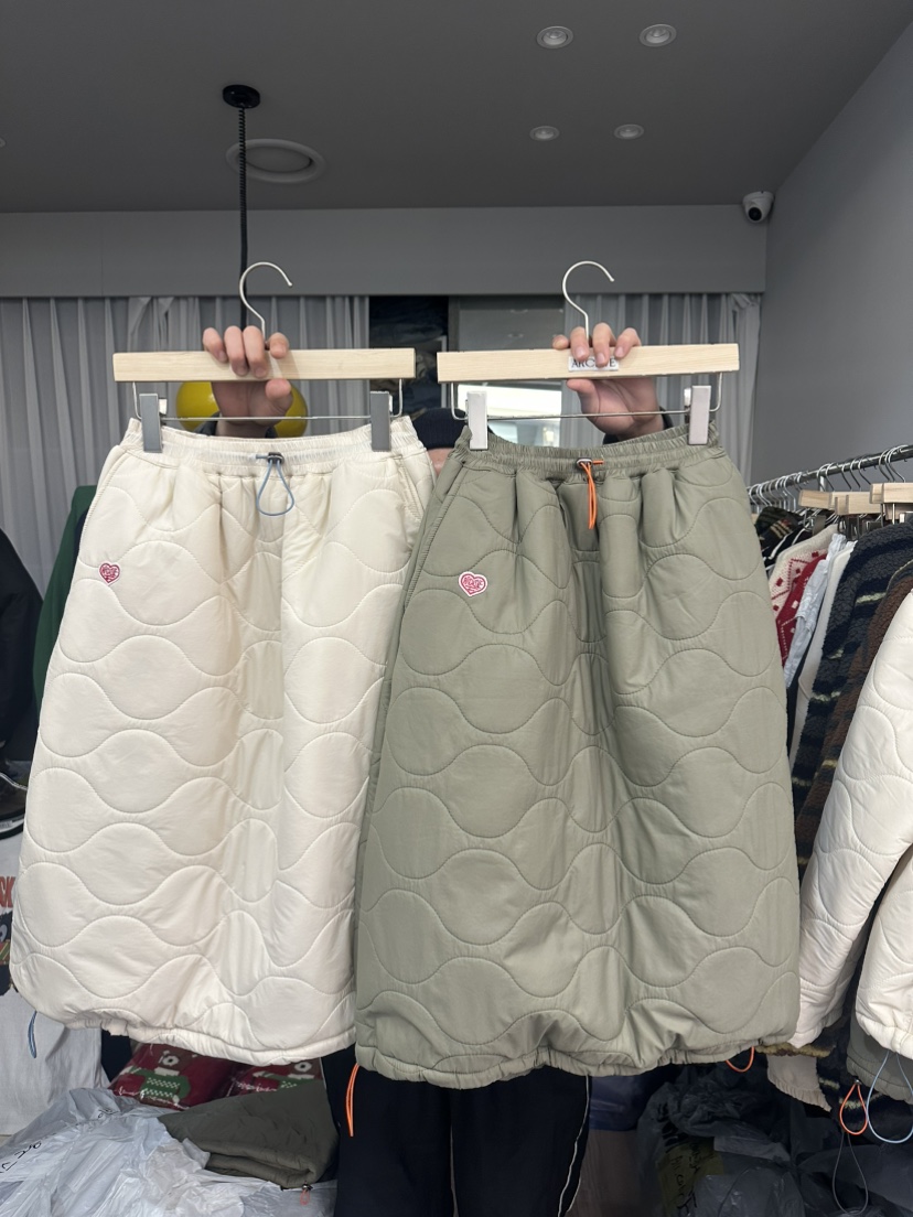 ARCHIVE-P韓國直郵㊣女裝新品熱賣25秋冬半身裙中短裙絎縫ARCHIVE-P半身裙/中短裙