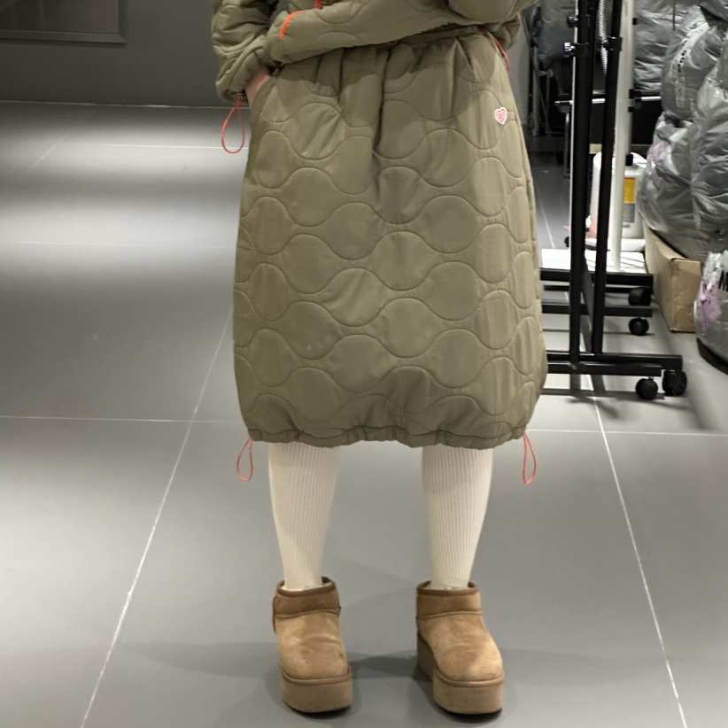 ARCHIVE-P韓國直郵㊣女裝新品熱賣25秋冬半身裙中短裙絎縫ARCHIVE-P半身裙/中短裙