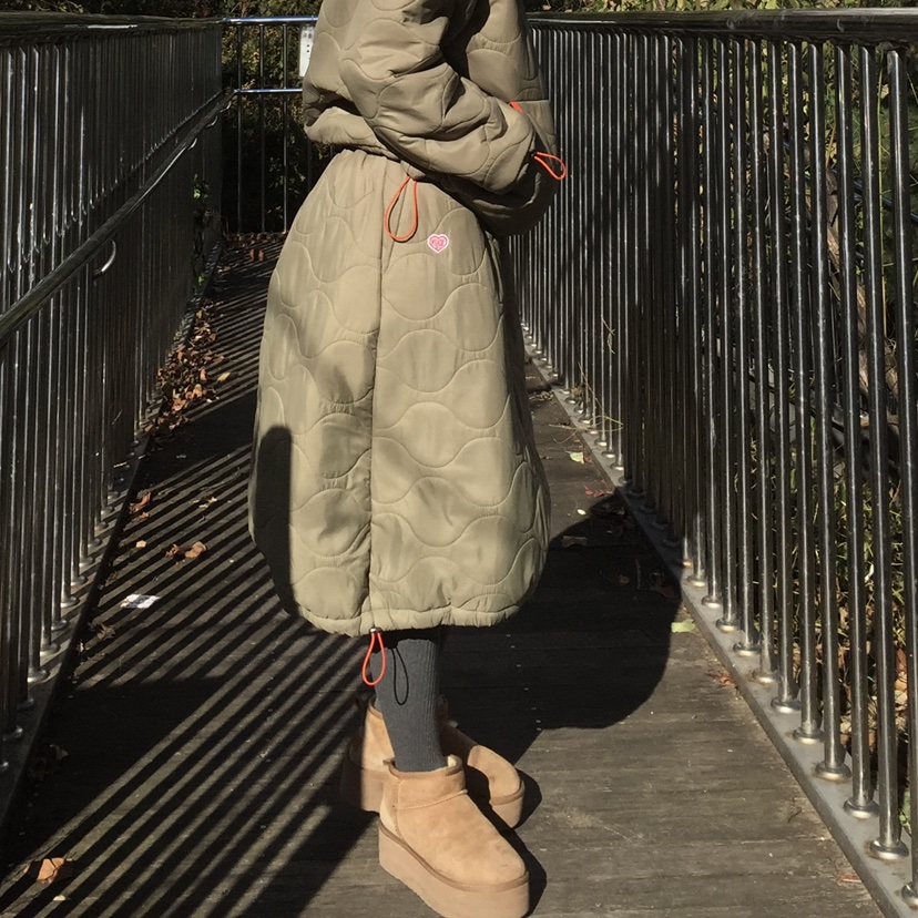 ARCHIVE-P韓國直郵㊣女裝新品熱賣25秋冬半身裙中短裙絎縫ARCHIVE-P半身裙/中短裙