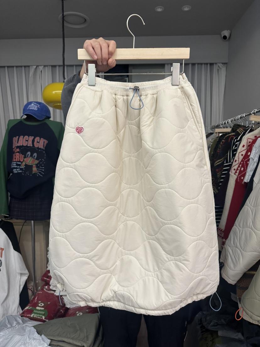 ARCHIVE-P韓國直郵㊣女裝新品熱賣25秋冬半身裙中短裙絎縫ARCHIVE-P半身裙/中短裙圖色2