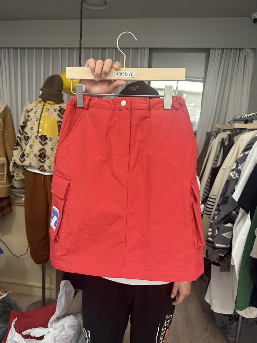 ARCHIVE-P韓國代購㊣女士新款職業25秋冬時尚短裙泰迪熊填充ARCHIVE-P短裙圖色2