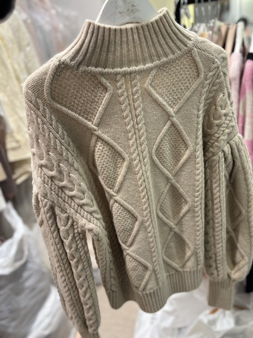 AWESOME-L東大門㊣實拍女裝新品職業推薦25秋冬時尚針織衫AWESOME-L針織衫