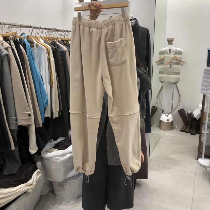 ANN MARGRET韓國直郵㊣女士新款時尚休閑褲抓絨GRETA.Y休閑褲