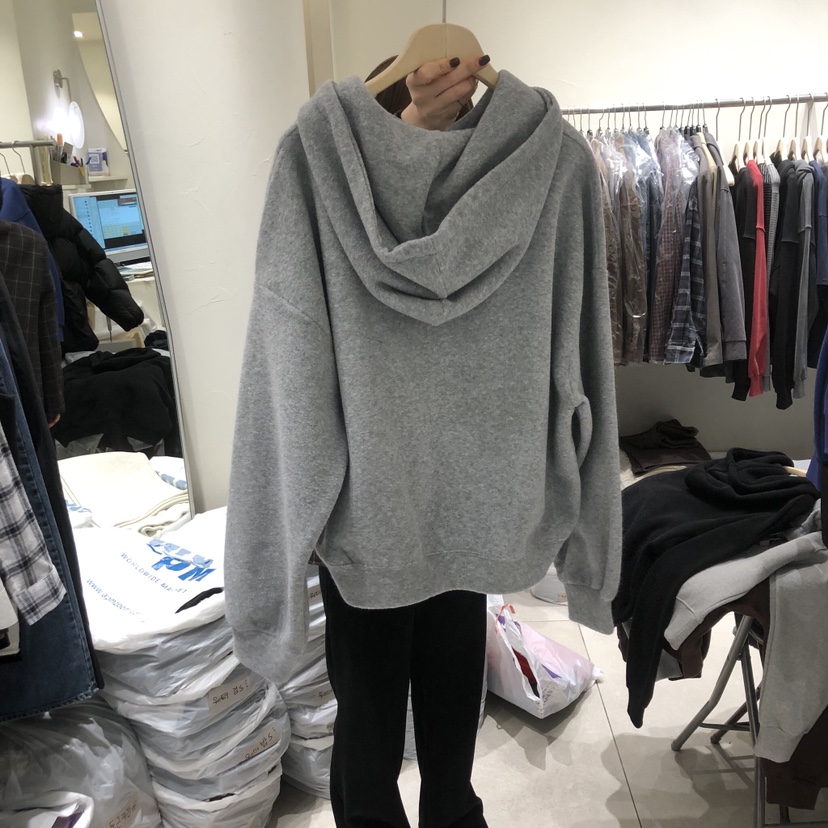 NAVYBURST東大門㊣實拍女裝新品人氣熱賣夾克連帽拉鏈衫毛圈布NAVY BURST夾克