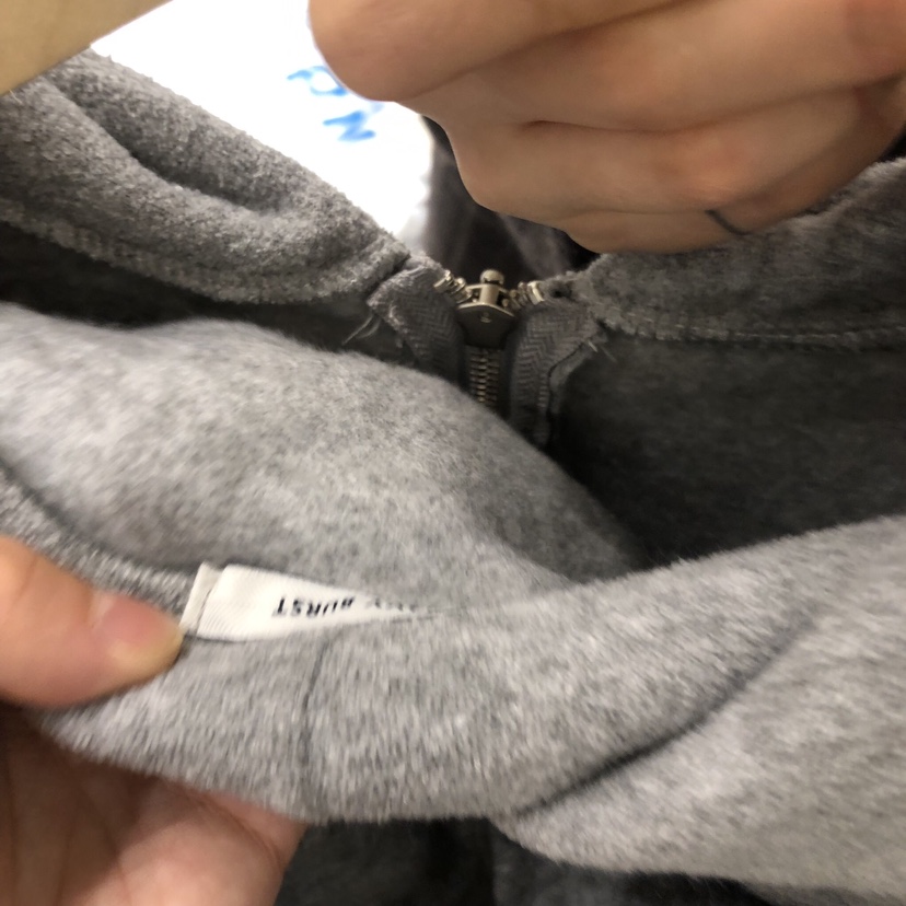 NAVYBURST東大門㊣實拍女裝新品人氣熱賣夾克連帽拉鏈衫毛圈布NAVY BURST夾克