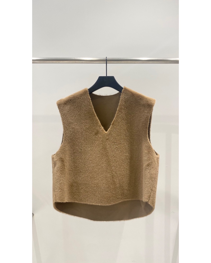 JANIE/NIA東大門㊣直郵女裝新款休閑推薦時尚吊帶背心皮草JANIE/NIA吊帶/背心圖色2