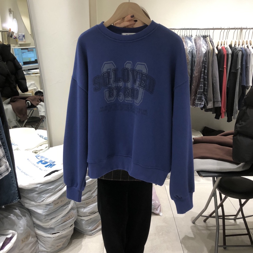 NAVYBURST東大門㊣直郵女士新款25秋冬人氣推薦休閑衛衣加絨NAVY BURST衛衣圖色1