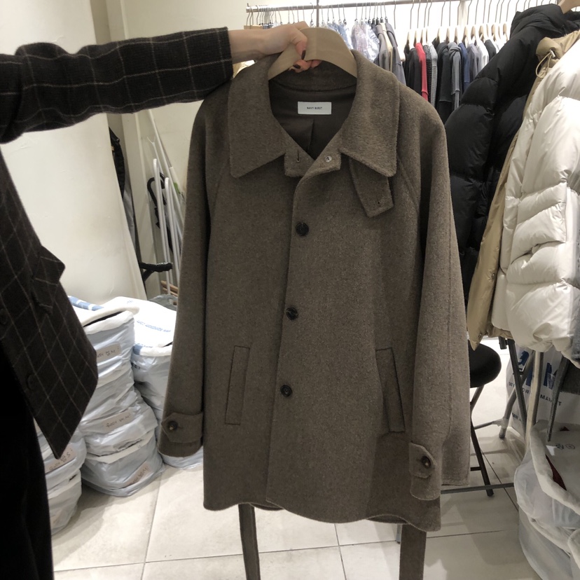 NAVYBURST東大門㊣代購女士新款時尚休閑25秋冬人氣短款大衣NAVY BURST短款大衣圖色2