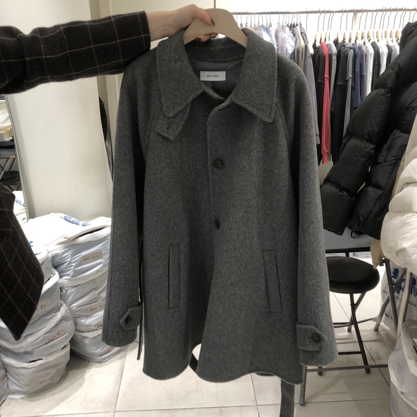 NAVYBURST東大門㊣代購女士新款時尚休閑25秋冬人氣短款大衣NAVY BURST短款大衣圖色3