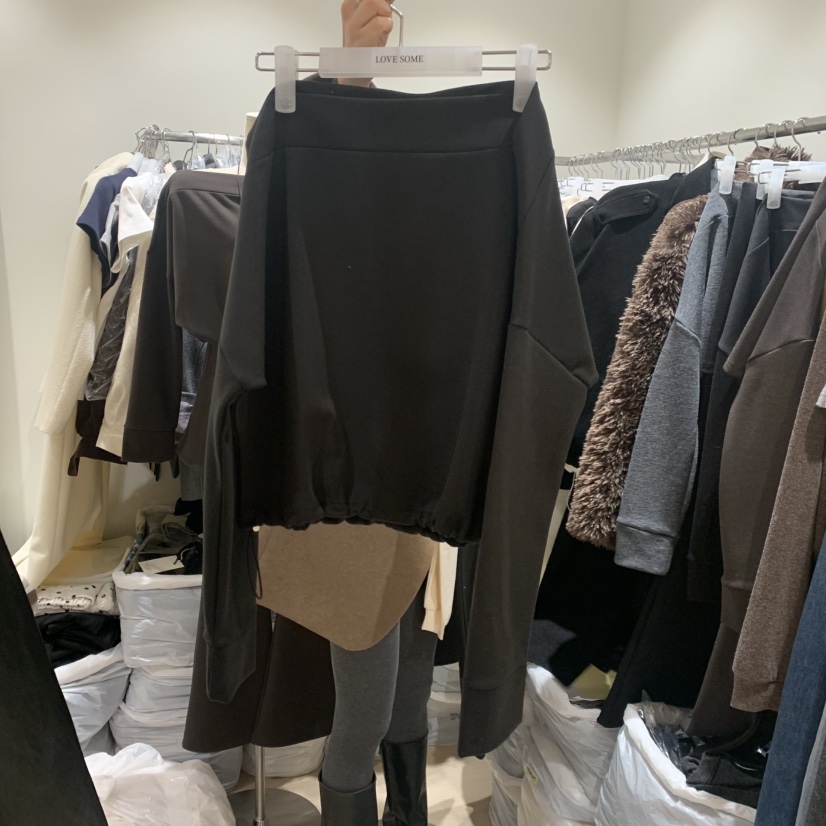 LOVE SOME東大門㊣代購女裝新品職業推薦衛衣不含項鏈加絨LOVE SOME衛衣圖色2