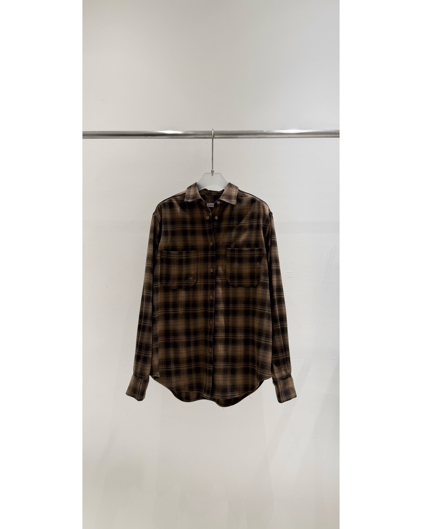 JANIE/NIA東大門㊣直郵女裝新款休閑人氣熱賣襯衫蕾絲衫格子JANIE/NIA襯衫/蕾絲衫圖色2