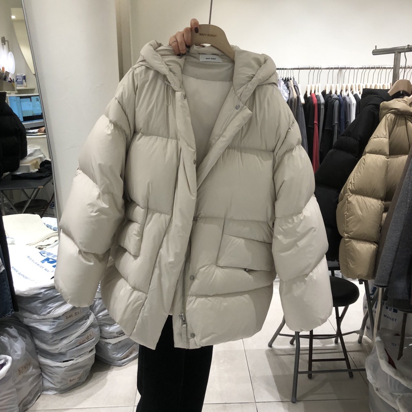 NAVYBURST東大門㊣直郵女士新款熱賣25秋冬短款羽絨服填充絨NAVY BURST短款羽絨服圖色1