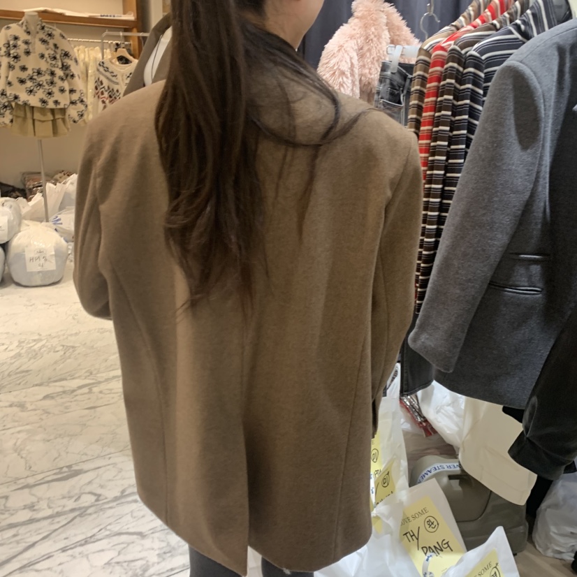 LOVE SOME東大門㊣代購女裝新品熱賣職業推薦時尚夾克羊毛LOVE SOME夾克