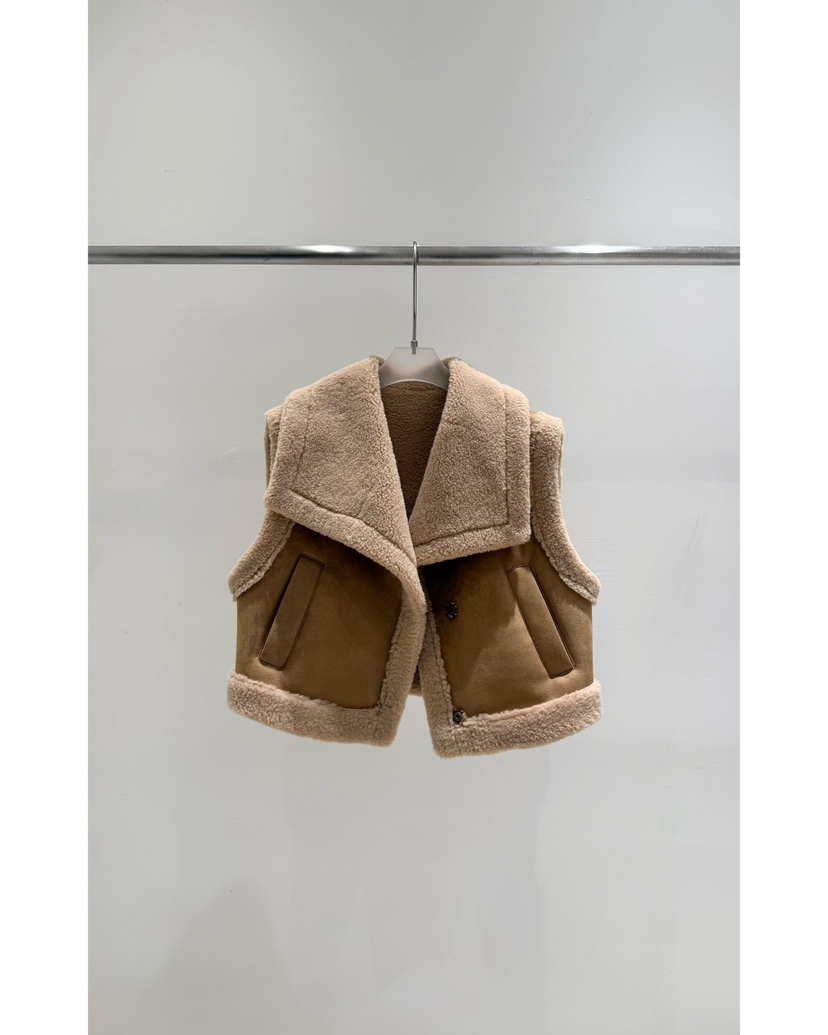 JANIE/NIA韓國直郵㊣女裝新款人氣熱賣職業休閑25秋冬馬甲JANIE/NIA馬甲圖色3