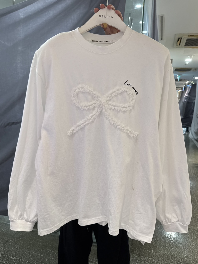 BELITA-L韓國直郵㊣女裝新品熱賣人氣時尚職業25秋冬長袖T恤BELITA-L長袖T恤圖色1