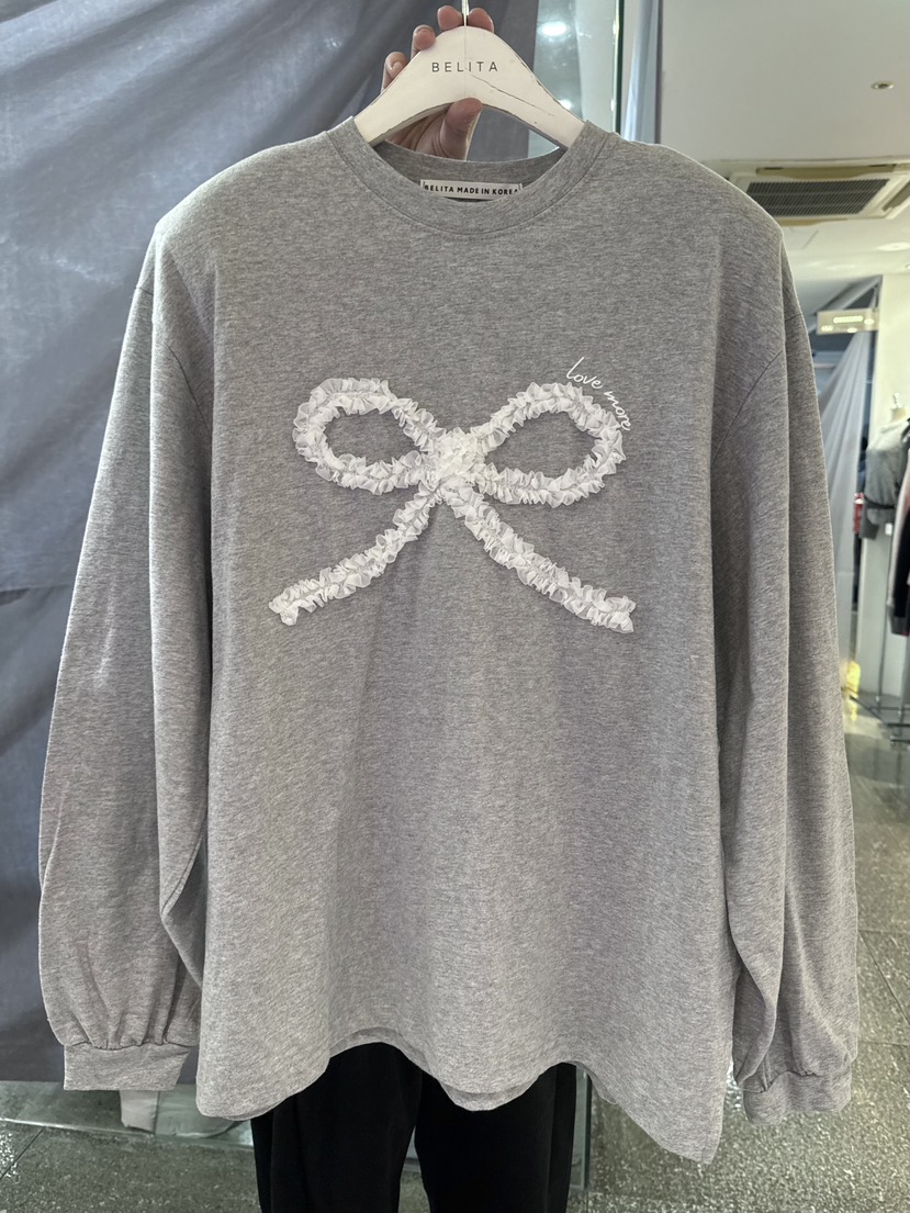 BELITA-L韓國直郵㊣女裝新品熱賣人氣時尚職業25秋冬長袖T恤BELITA-L長袖T恤圖色2