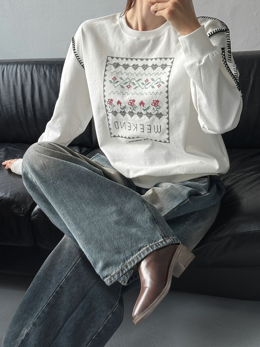 IAAN韓國代購㊣女士新款休閑熱賣人氣時尚25秋冬職業推薦衛衣iaAn衛衣