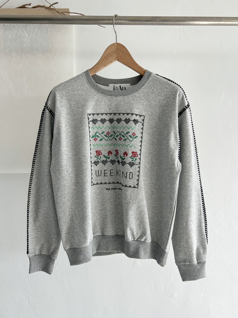 IAAN韓國代購㊣女士新款休閑熱賣人氣時尚25秋冬職業推薦衛衣iaAn衛衣圖色2