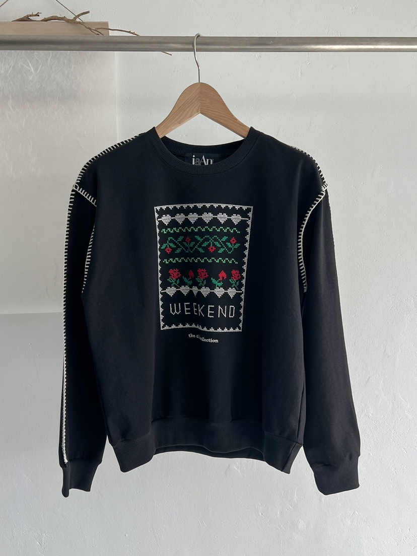 IAAN韓國代購㊣女士新款休閑熱賣人氣時尚25秋冬職業推薦衛衣iaAn衛衣圖色3