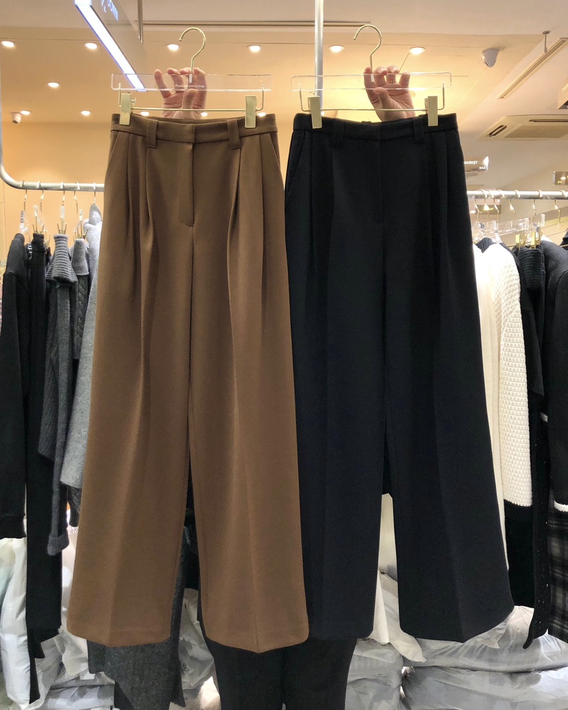 WORK SHOP韓國直郵㊣女裝新品熱賣推薦人氣25秋冬休閑休閑褲Work_shop休閑褲