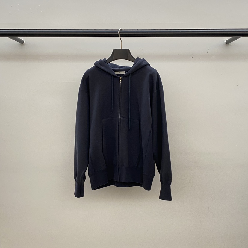 ID韓國直郵㊣女士新品休閑推薦人氣25秋冬職業夾克連帽拉鏈衫ID夾克圖色4深藍色