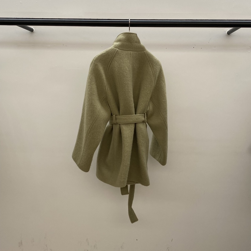 ID東大門㊣直郵女裝新款人氣職業時尚推薦25秋冬休閑短款大衣ID短款大衣